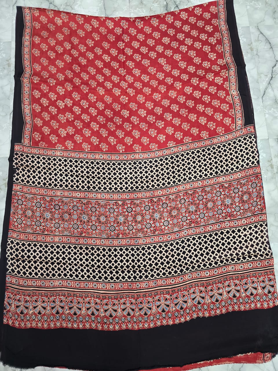 Ajrakh Saree11