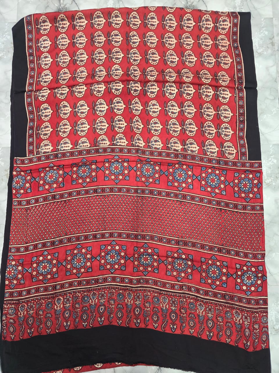Ajrakh Saree12