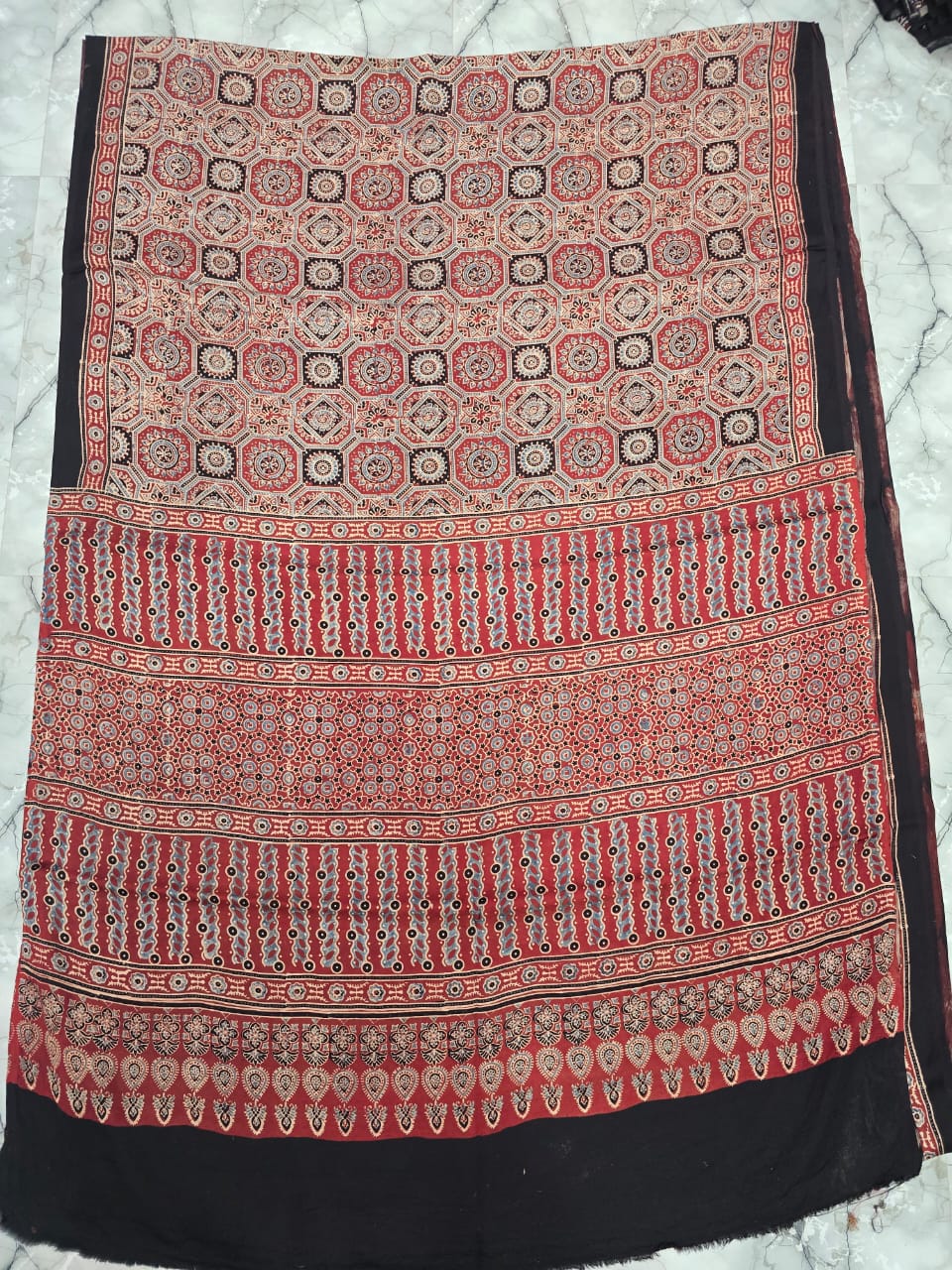 Ajrakh Saree15
