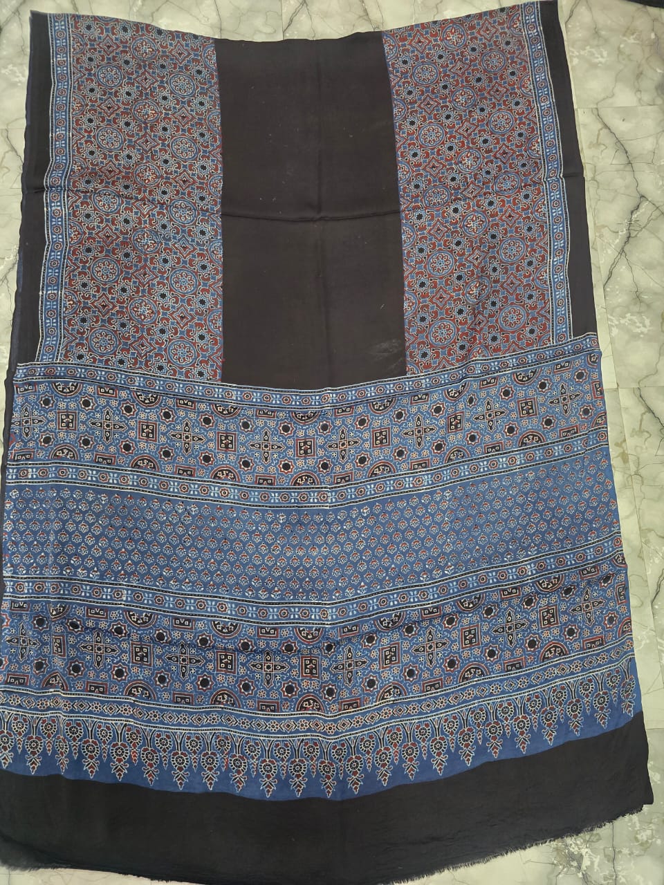 Ajrakh Saree8