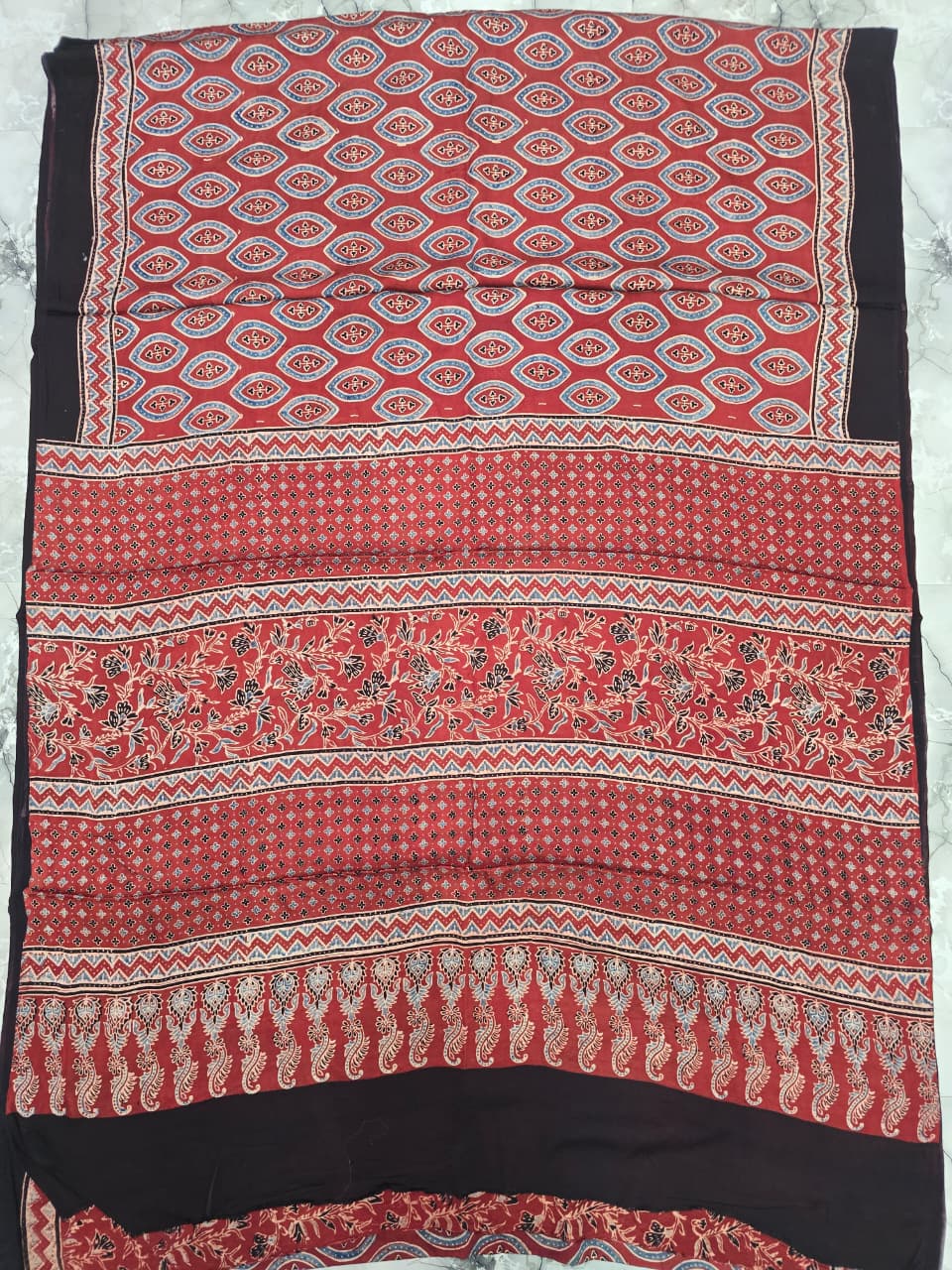 Ajrakh Saree9