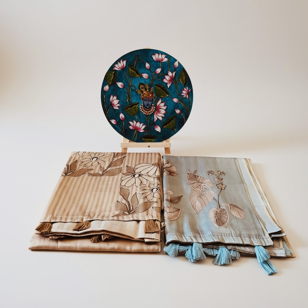 Tissue Work Saree